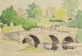 Lucien Pissarro, Ludlow, 1926, watercolour on paper