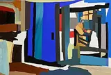 Marie Theresa Keown, View of the Red House, oil on canvas