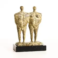 John Behan, Adam and Eve, bronze on granite base - from an edition of 6