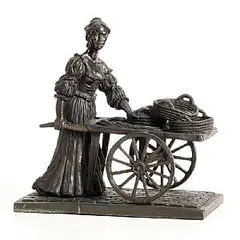 Jeanne Ryanhart, Molly Malone, 1988, cold cast bronze