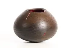 Liam Flynn, Inner Rimmed Vessel, 2006, fumed oak