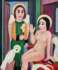 Jack Donovan, Annunciation, 2003, oil on board
