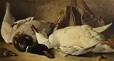 William D. Duffield, Still Life of Dead Game, 1860, oil on canvas