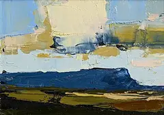 Martin Mooney, Ben Bulben I, 2019, oil on board