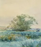 May Guinness, Summertime, watercolour on paper