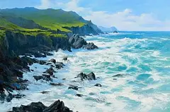 Annemarie Bourke, Clogher, Co. Kerry, oil on canvas
