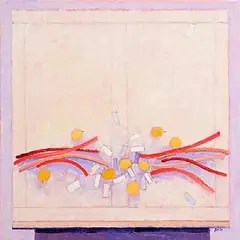 Richard J. Croft, Rhubarb and Lemons, oil on canvas