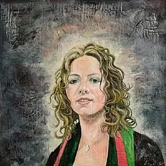 Rita Duffy, The Graduate, oil on canvas