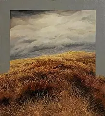 Trevor Geoghegan, Study for High Plains Light V, oil on canvas
