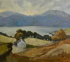 Caroline Sillars, Evening Light, oil on canvas