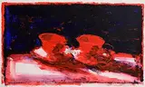 Neil Shawcross, Two Cups, 1999, oil on paper