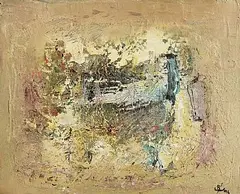 Beara Landscape by John Kingerlee, 1996, oil on board, sold Jul 2026