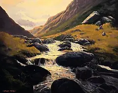 Fergal Nally, Stream, Gap of Dunloe, Kerry, 1999, oil on canvas