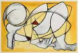 Felix Anaut, Figure, 2000, mixed media on paper