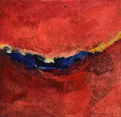 Bridget Flannery, Elements, 1997, oil on board