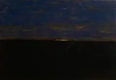 Simon English, Horizons, oil on board