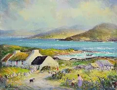 Seamus Coleman, Near Roundstone, Connemara, oil on canvas