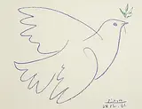Pablo Picasso Spanish, Dove of Peace, lithograph on 250gsm Arches Vélin paper - Published by Mouvement de la Paix & Succession Picasso, 1999