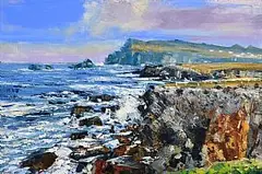 Henry Morgan, Looking Towards Ceann Sibeal, Dingle, 2026, oil on canvas