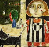 Ludmila Korol, Untitled, mixed media on paper