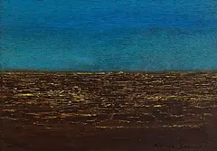 Maurice Desmond, Landscape, 1996, acrylic on wood