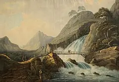 Thomas Walmsley, Glen Crow, Scottish Highlands, watercolour on paper