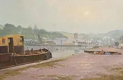 Michael McCarthy, Pale Dawn, Bantry Bay, Co. Cork, 1987, oil on board