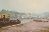 Michael McCarthy, Pale Dawn, Bantry Bay, Co. Cork, 1987, oil on board