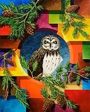 Alvin Sexton, Nature in Colour, acrylic on canvas