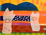 Martin Finnin, The Origins of Optimism, 2004, acrylic and watercolour on paper