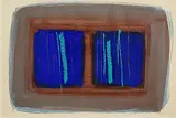 Tony O'Malley, Abstract Composition, 1973, mixed media on paper