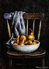 Mark O'Neill, Autumn Harvest I, 2019, oil on board