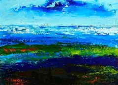Daniel O'Neill, Farewell, oil on board