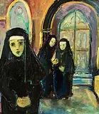 Fr. Jack P. Hanlon, The Convent, oil on board