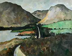 Peter Collis, The Road to Letterfrack II, oil on canvas