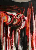 William Crozier, Untitled, gouache on card