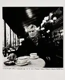 John Minihan, Samuel Beckett, Rue St. Jacque, Paris, 1985, silver gelatin print