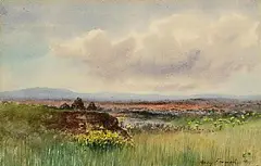 Heather and Gorse by William Percy French, 1901, watercolour on paper, sold Jun 2026