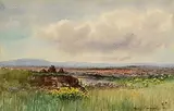 William Percy French, Heather and Gorse, 1901, watercolour on paper