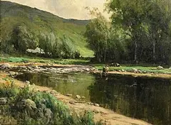 James Humbert Craig, The Dun Valley, oil on canvas