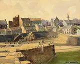 Cecil Maguire, West of Ireland Harbour Scene