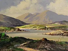 George K. Gillespie, Near Ballyconneely, oil on canvas