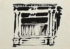 Dubliners - Davey Byrnes by Louis le Brocquy, 1986, lithograph - number 4 from an edition of 35, sold Jun 2026