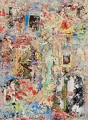 John Kingerlee, Untitled, 2024, mixed media on board