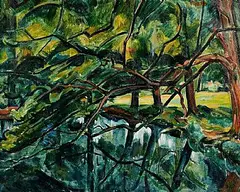 David Clarke, Homage to Cezanne, 1961, oil on canvas