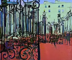 Simon McWilliams, Serpentine Gates, oil on canvas