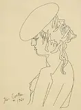Jean Cocteau, Woman in Purple