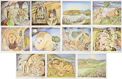 Pauline Bewick, Midnight Court Series, lithographs - artist's proof - aside from a numbered edition of 250