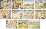 Pauline Bewick, Midnight Court Series, lithographs - artist's proof - aside from a numbered edition of 250