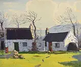 John Skelton Snr, Sun and Shade, Co. Wicklow, oil on board